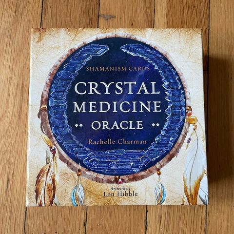 Shamanism cards "Crystal medicine oracle"av Rachelle Charman