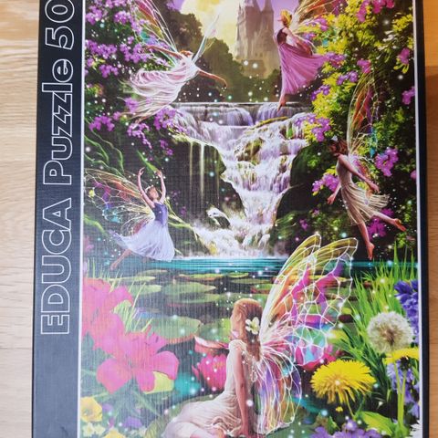 Educa puslespill "Waterfall Fairies" 500 brikker