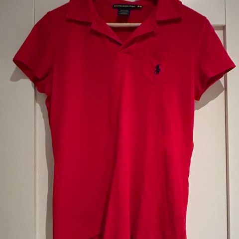 Ralph Lauren Polo piquet t-skjorte, rød