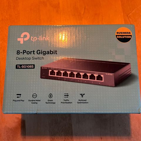 TP-Link 8-porters gigabit switch TL-SG108S