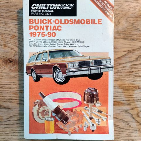 Buick, Oldsmobile og Pontiac 1975-90 manual selges!