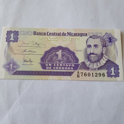 1 centavo Nicaragua