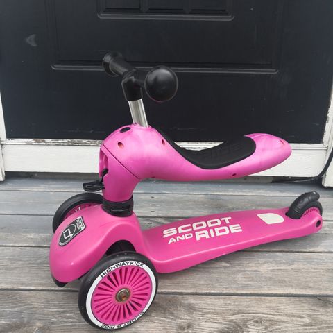 Scoot and Ride (2 trinns) sparkesykkel fra 1 til 5 år