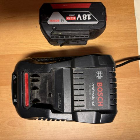 bosch 18v batterilader