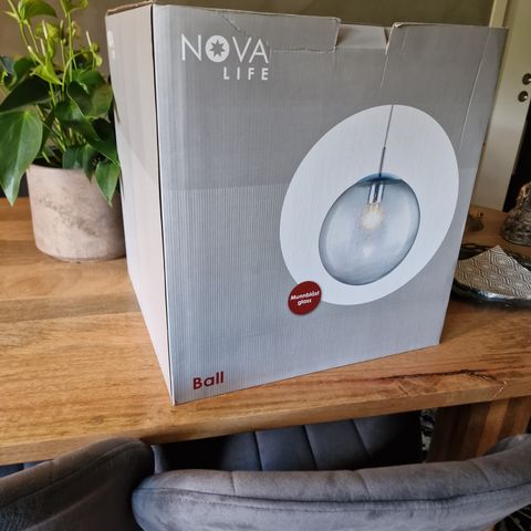 Nova Life taklampe - klar/gjennomsiktig munnblåst!