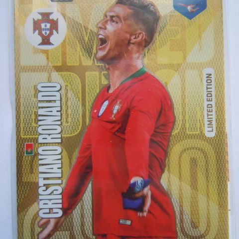 ⚽️ Cristiano Ronaldo Adrenalyn XL Limited Edition 2020 fotballkort  Portugal