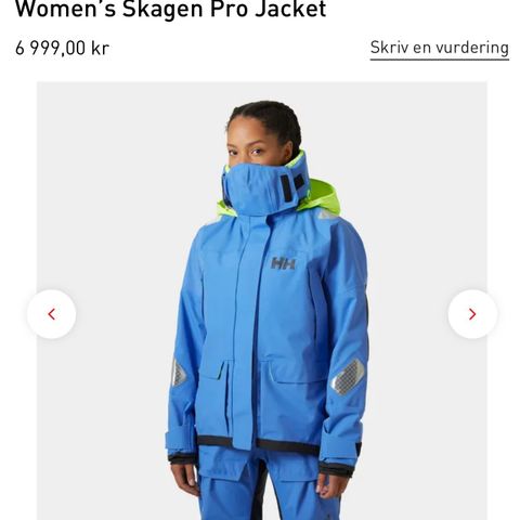 Helly Hansen Skagen Pro Jakke og Bib Dame Str M