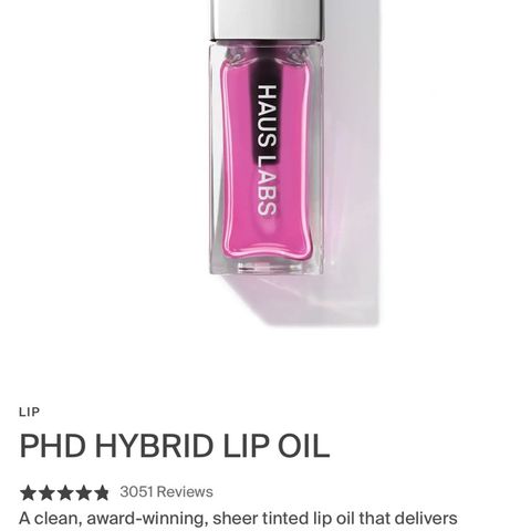 HAUS LABS BY LADY GAGA PhD Hybrid Lip Oil - ny og uåpnet