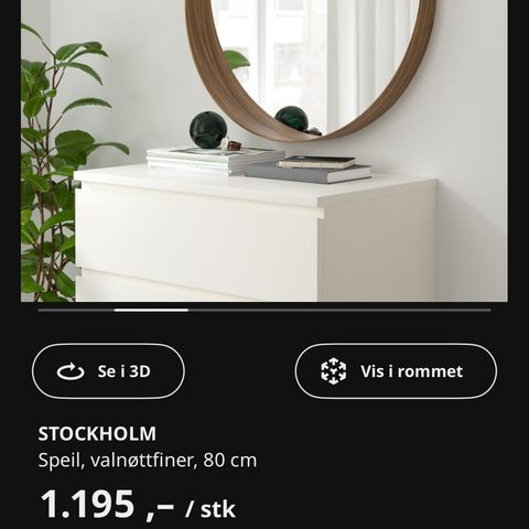 Stockholm speil IKEA