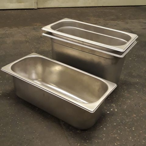kjøkken bokser i rustfritt stål / rustfrie stålbeholdere