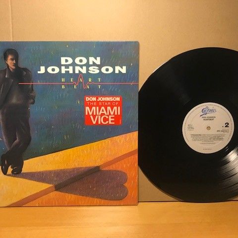 Vinyl, Don Johnson, Heart beat, EPC450103 1