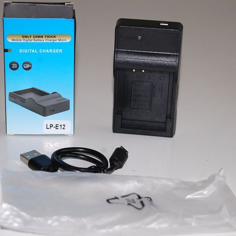NY USB LP-E12 Battery lader For Canon EOS 100D,M,M2,M10,M50,M100,M200,*LES liste