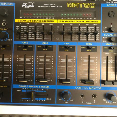 Phonic MRT 60 Dj mixer