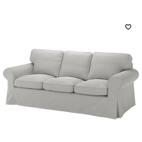 Ektorp 3 seter sofa Ikea + 2 stk tilhørende stoler