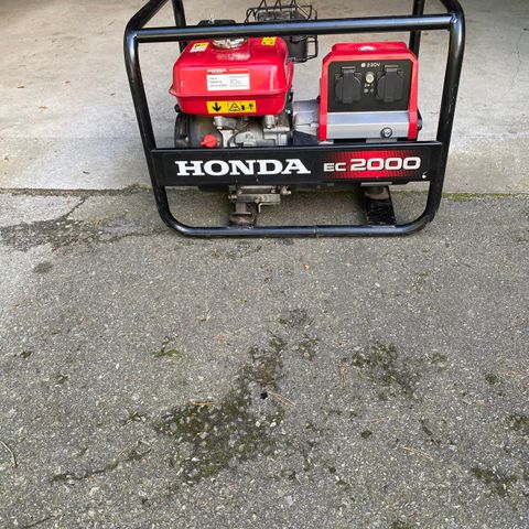 Honda ec2000 2,5 kW strømaggregat