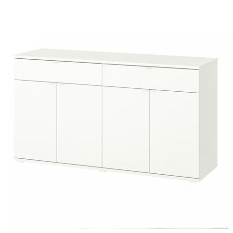 VIHALS Skjenk, hvit, 140x37x75 cm fra Ikea