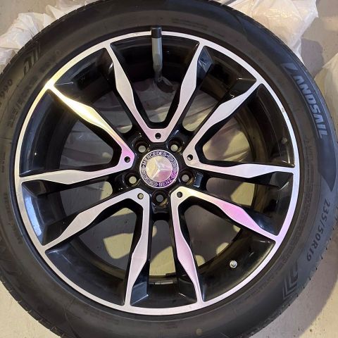 Orginale Mercedes 19" sommerhjul 5x112