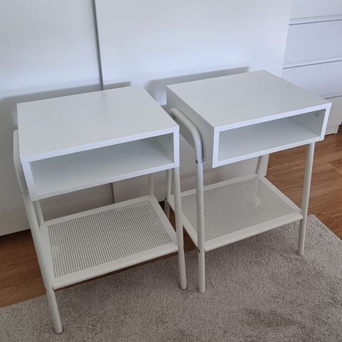 2x Nattbord SETSKOG Ikea