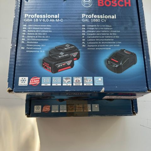 Bosch GBA 18V 6Ah Batteri