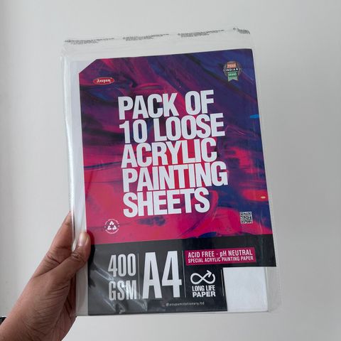 5 sheets of thick paper