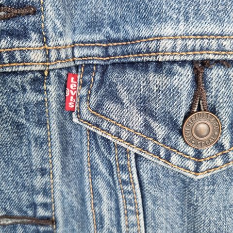 Levi's dongerijakke str M (herre/unisex)