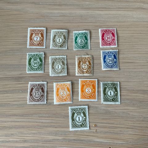 Ustemplede norske frimerker selges