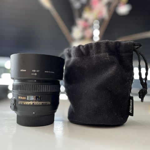 Nikon 50mm 1.4 G selges eller byttes