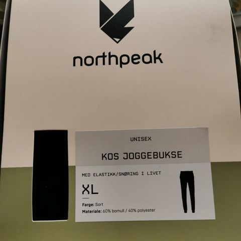 NorthPeak unisex Kos joggebukse.