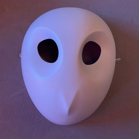 Hvit maske