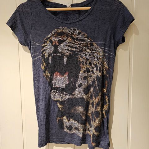 Pyntet leopard T-Skjorte small