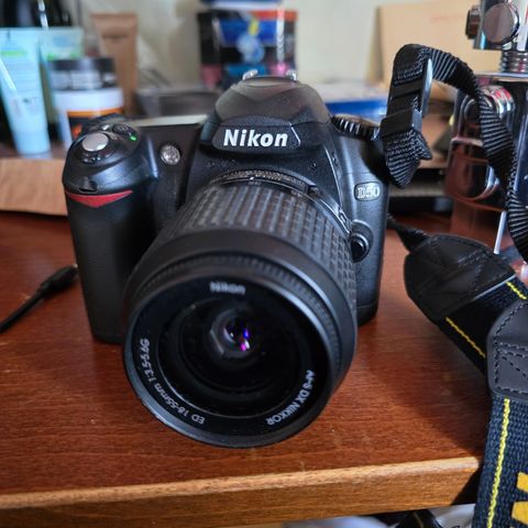 Nikon d50 med ting folger med