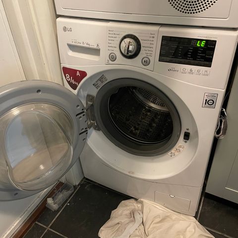 Vaskemaskin med feil gis bort