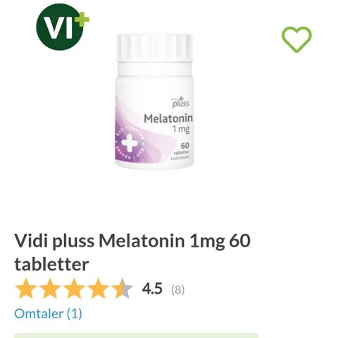 Melatonin 1mg