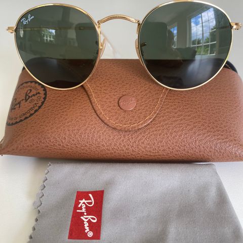 Ray-Ban solbriller, rund metal