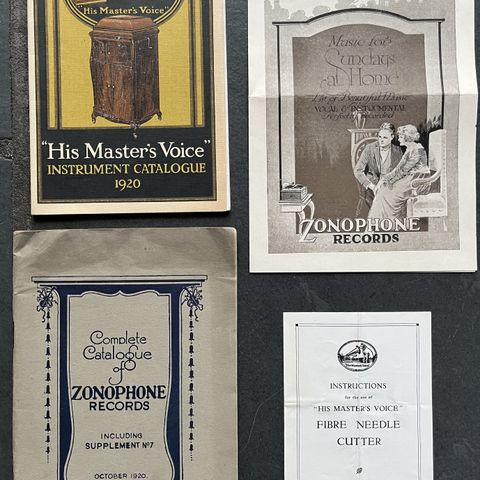 His Masters Voice kataloger