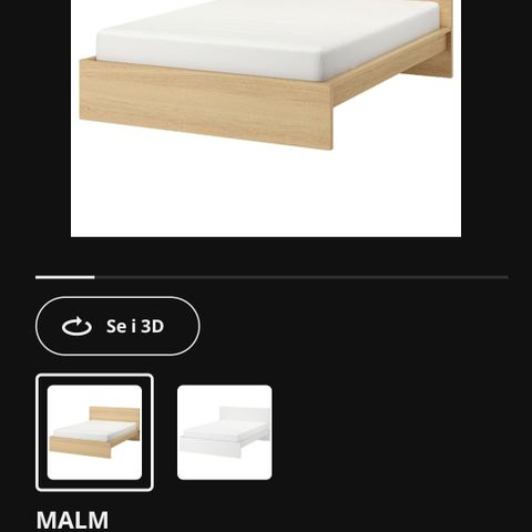 Seng fra Ikea