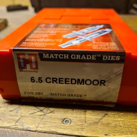 Hornady 6.5 Creedmoor Match diesett