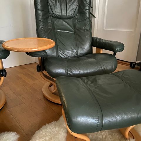 Stressless Ekornes Wing med fotskammel