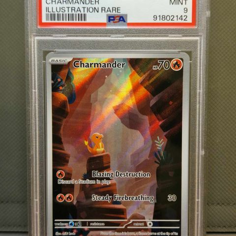 Charmander #168 - Pokemon Scarlet & Violet 151 PSA 9