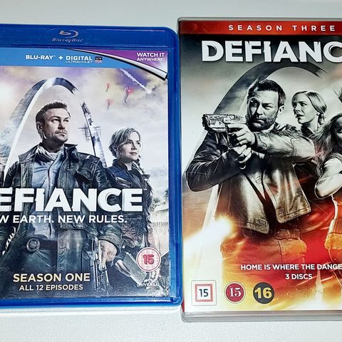 7 DVD.DEFIANCE.SEASON SEASON ONE & THREE.