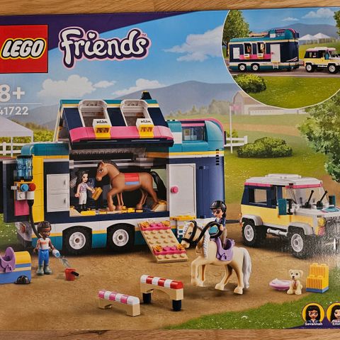 Uåpnet 41722 Lego Friends "Bil og hestehenger"