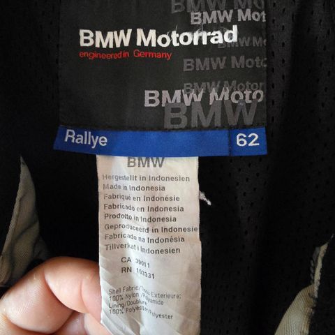 Mc dress BMW motorrad rally 2 delt
