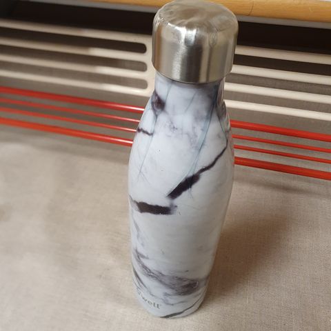 Termoflaske, Swell , WHITE , MARBLE ,TRAVELER ,7oz = 0145 ml,.