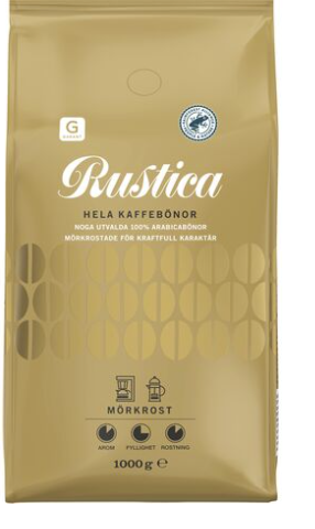 Garant Rustica Koffee bønner - 1 Kg