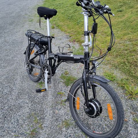 El-sykkel sammenleggbar til salgs