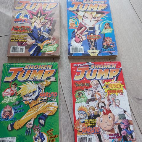 Nesten komplett Shonen Jump, manga