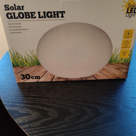 Led solar globe lys