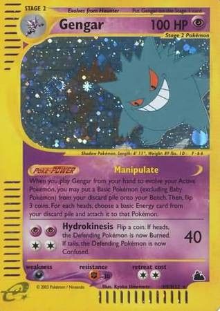 Har du Dette Kortet? Ønsker å Kjøpe Gengar Holo fra Skyridge - Pokémon Kort