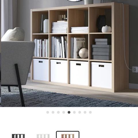 Kallax hylle fra Ikea