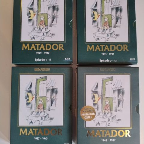 Matador 24 episoder på DVD kr 150,-